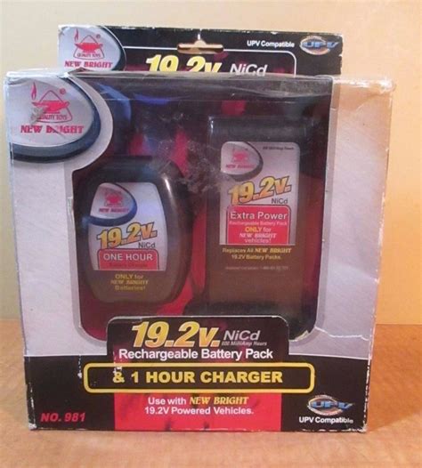 NEW BRIGHT 19.2v Radio Control RC Rechargeable Battery And Charger NO ...