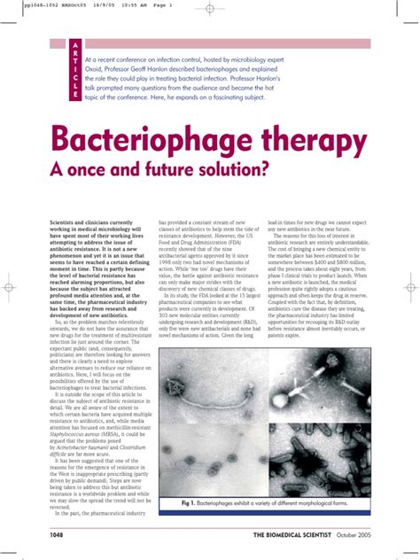 Bacteriophage Therapy | Bacteriophage | Virus