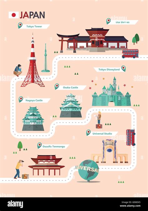 Map of osaka Stock Vector Images - Alamy