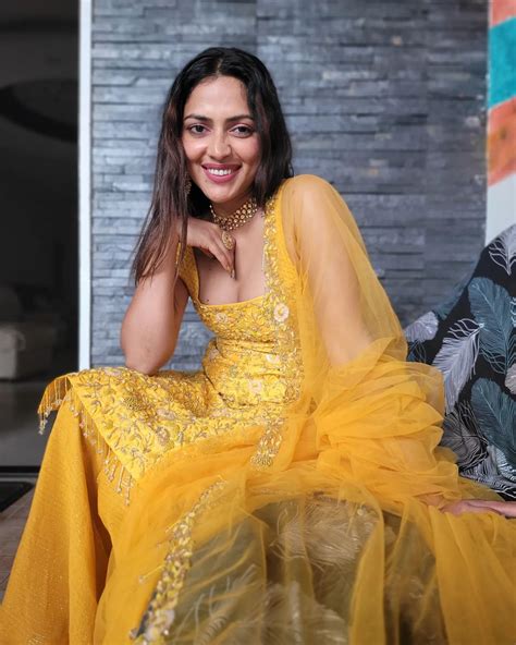 Amala Paul Looks Awesome in Yellow Dress | Telugu Rajyam Photos