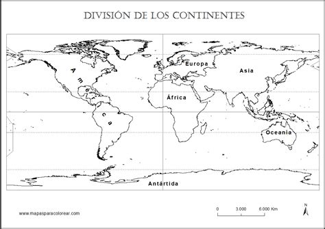 Mapamundi Mapa De Los Continentes Para Colorear En Pdf Images | Porn ...