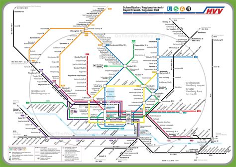 Hamburg Tourist Attractions Map