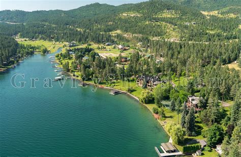 Aerial Images of Flathead Lake, Montana