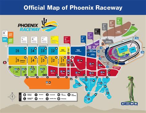 Phoenix Raceway Seating Map