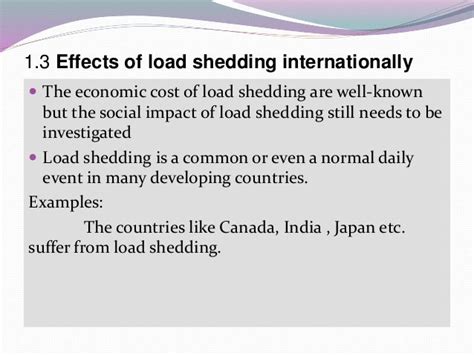 Load Shedding