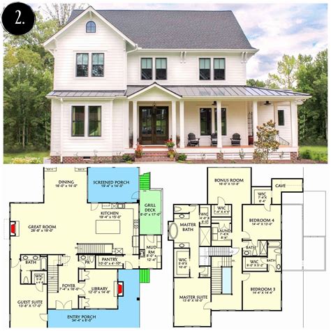 Popular 37+ 4 Bedroom Farmhouse Plan