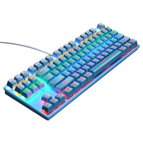 Buy K550 Green Shaft Mechanical Keyboard 87 Keys Gaming Keyboard for ...