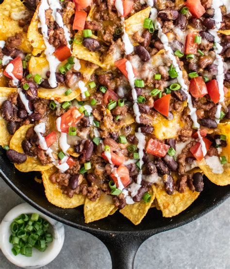 Baked Chili Nachos | Carolyn's Cooking