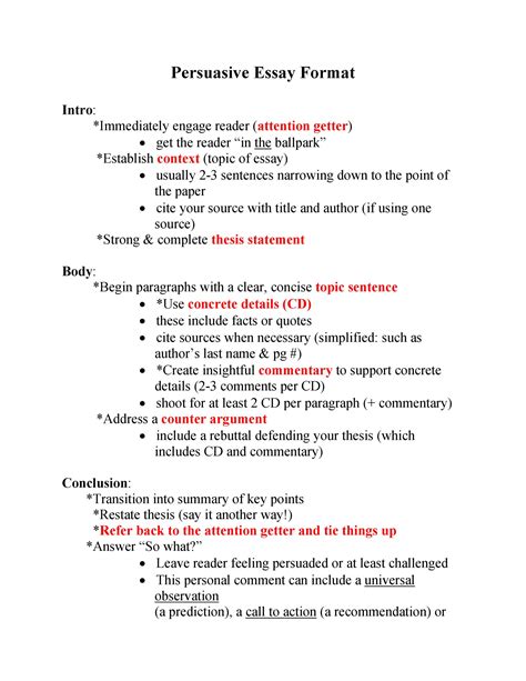 37 Outstanding Essay Outline Templates (Argumentative, Narrative, Persuasive)