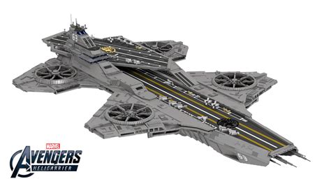 It Takes Over 22,000 Bricks Build A LEGO Avengers' Helicarrier Lego ...