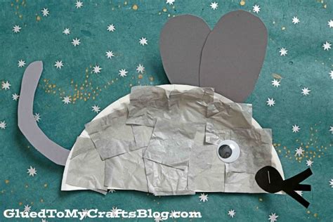 Paper Plate Mouse Craft Idea