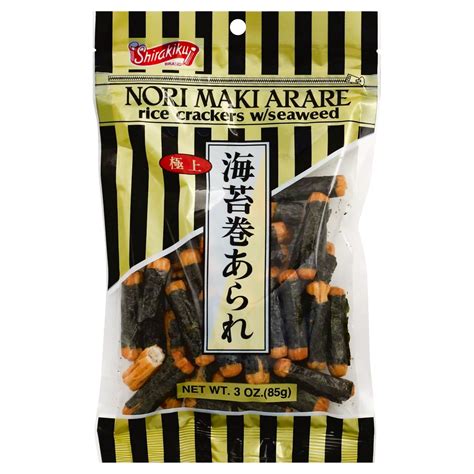 Shirakiku Rice Crackers With Seaweed - Shop Crackers & breadsticks at H-E-B