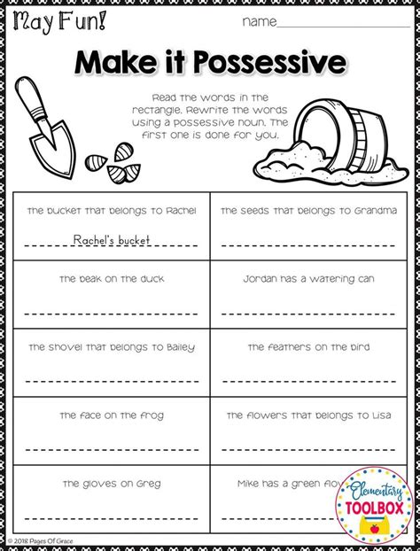 Grammar Worksheets For 3rd Graders
