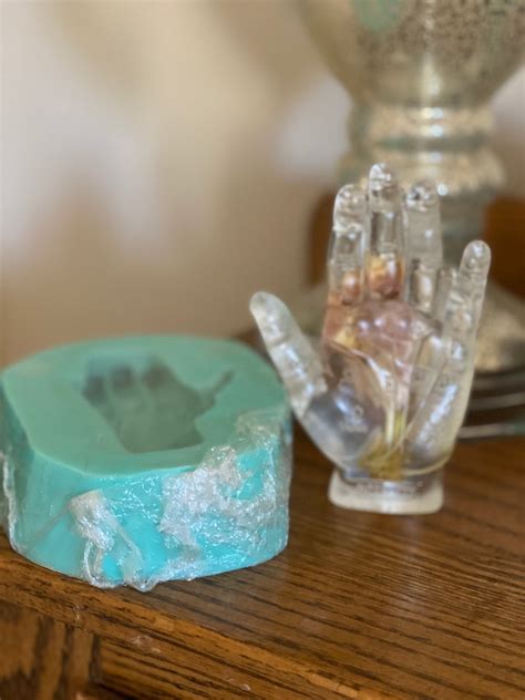 Silicone Resin Mold Silicone Rubber Palmistry Hand Mold | Etsy