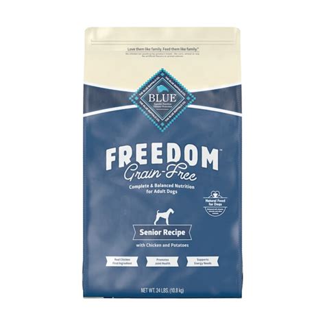 Blue Buffalo Freedom Grain-Free, Chicken & Potatoes, Senior Dry Dog ...