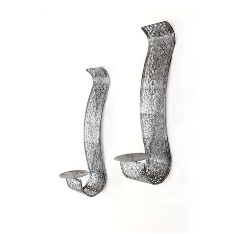 Bloomsbury Market 2 Piece Rustic Finish Metal Wall Sconce Set | Wayfair