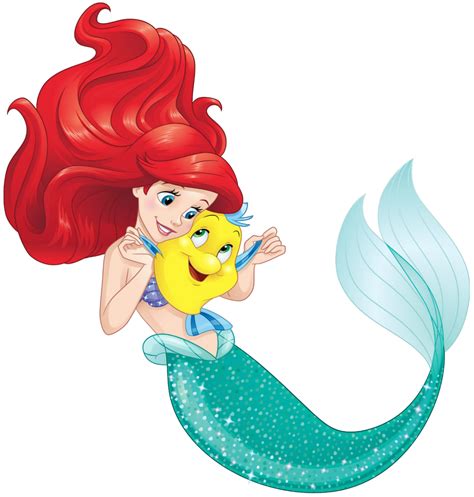 Ariel Mermaid, Underwater Fantasy, Disney Character PNG Image