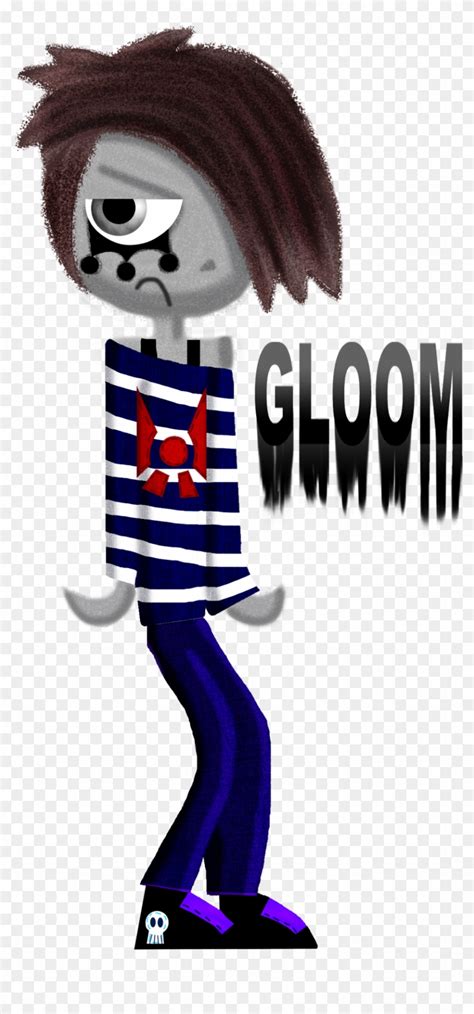 Inside Out Oc-gloom By Zigaudrey - Drawing - Free Transparent PNG Clipart Images Download