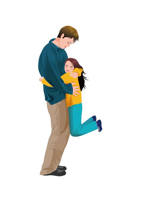 Hugging clipart father hugging son, Hugging father hugging son Transparent FREE for download on ...