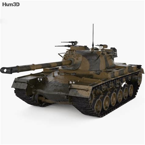 M48 Patton 3D model - Download Tank on 3DModels.org