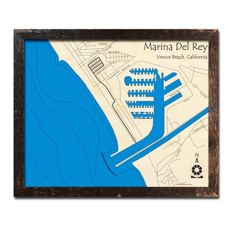 Marina Del Rey Map