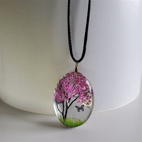 Plant Resin Jewelry - Etsy