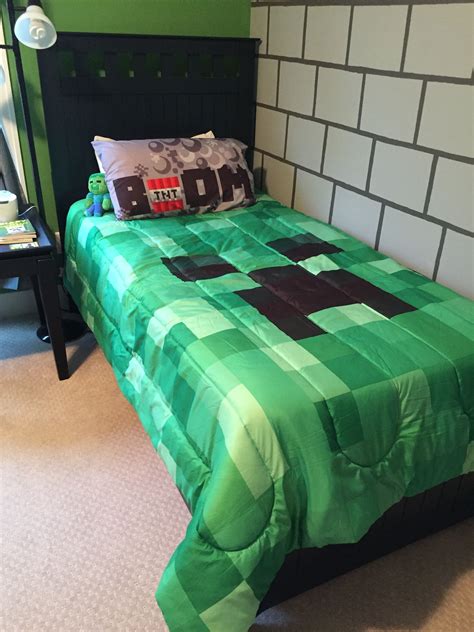 Minecraft bedding minecraft room Minecraft Room, College Room, Girls Bedroom, Bedrooms, Bedding ...