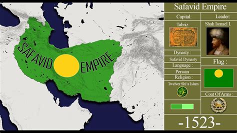 History Of Safavid Empire (1501-1736) Every Year Mapping - YouTube