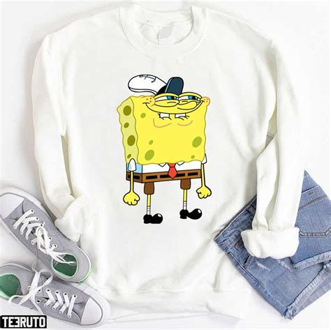 Spongebob Funny Face Fan Art Unisex T-Shirt - Teeruto