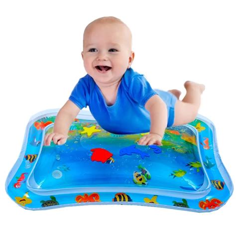 Inflatable Tummy Time Premium Water Mat Infants & Toddlers, The Perfect ...