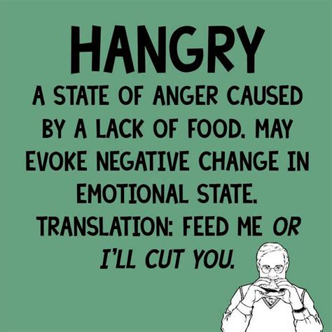 Hangry (With images) | Funny quotes, Funny memes, Words