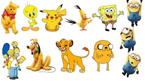 10 Iconic Yellow Cartoon Characters - Cartoon Crave