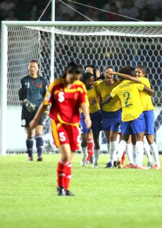 Brazil Roar into Quarterfinals with 4-0 Win over China -- china.org.cn