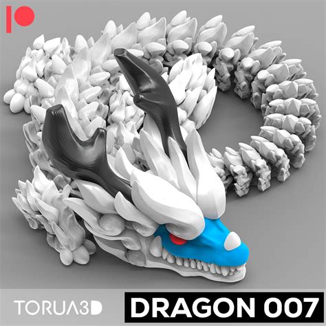 Articulated Dragon 007 | File STL by Torua3D | Printables Store