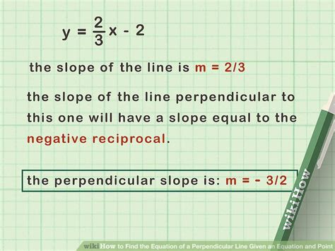 Equation Of Perpendicular Line Through A Point Calculator - Tessshebaylo