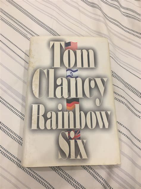 Found an old Tom Clancy Rainbow six book in the Bookshelves dates back ...