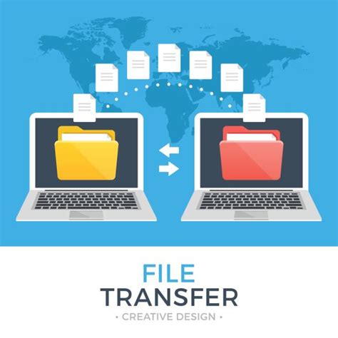 File Transfer Illustrations, Royalty-Free Vector Graphics & Clip Art - iStock