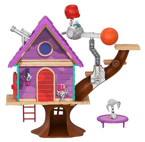 Buy Disney 101 Dalmatian Street, Dylan Tree House Playset (16.6-In x 14 ...