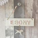 Personalised Name Sign Door Plaque With Unicorn By The Little Sign Company | notonthehighstreet.com