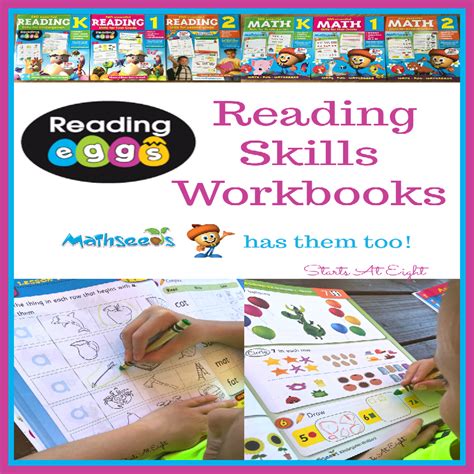 Reading Eggs Reading Skills Workbooks {Mathseeds has them too ...