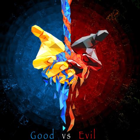 Good Vs Evil Painting at PaintingValley.com | Explore collection of Good Vs Evil Painting