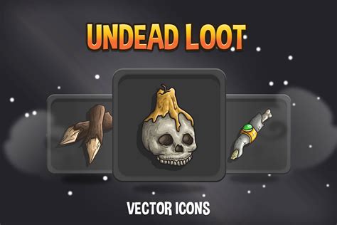 Free Undead Loot Game Icons Download - CraftPix.net