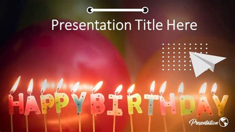 Birthday Congratulations - Free PowerPoint Template and Google Slides Themes : MyFreeSlides ...