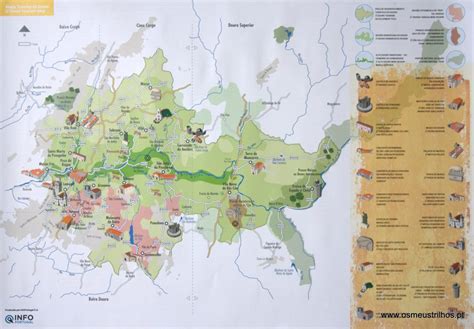 Mapa do Douro. Uma ferramenta para visitar o Douro | Os Meus Trilhos