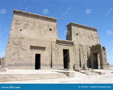 Philae Temple stock photo. Image of wonder, religion, sacred - 1381442