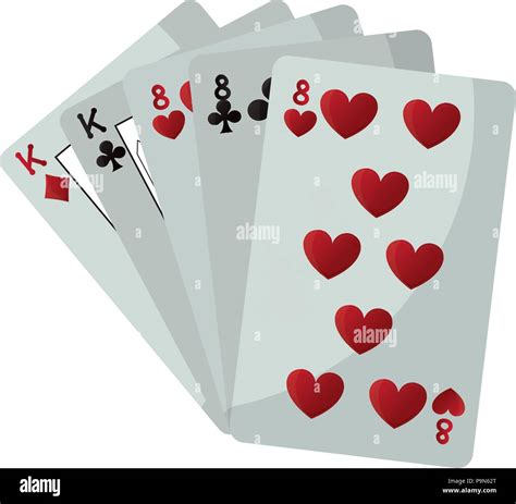 Full house playing cards Stock Vector Images - Alamy