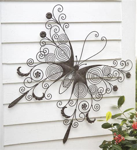 Large Metal Butterfly Wall Art | Wind and Weather