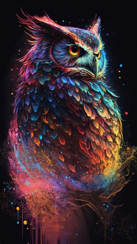 Owl Art IPhone Wallpaper HD - IPhone Wallpapers : iPhone Wallpapers in 2023 | Owl art, Iphone ...