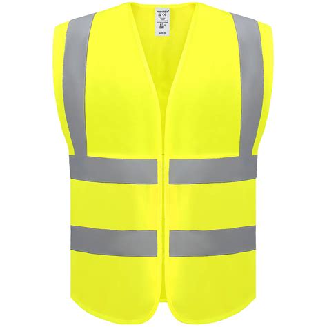 HIGH VISIBILITY SAFETY VEST-7 YELLOW - Protective Equipment,Workwear&Apparel