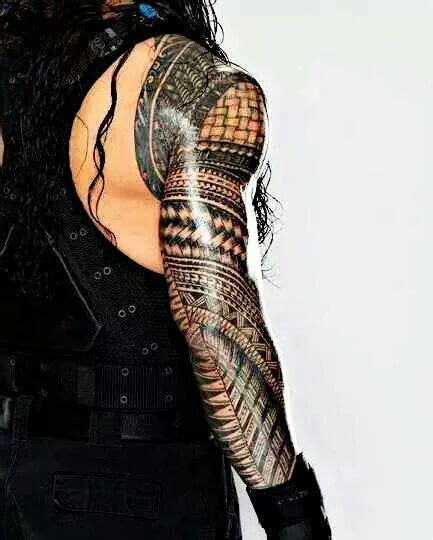 Roman Reigns Full Sleeve Tattoo